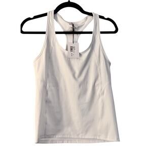 Bandier NWT Center Stage Tank Top In White